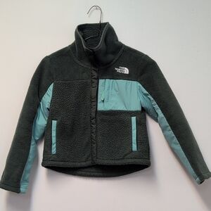 The North Face Kids Green and Teal Puffer Jacket